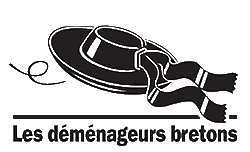 Logo déménageurs breton noir